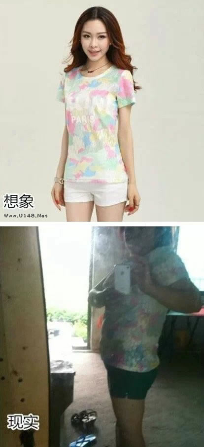 淘宝衣服卖家秀与买家秀,买家秀与卖家秀的差别不是一般大