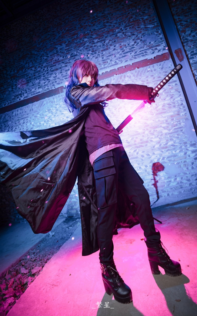 御芍神紫cos妆教程,御芍神紫cosplay漫展