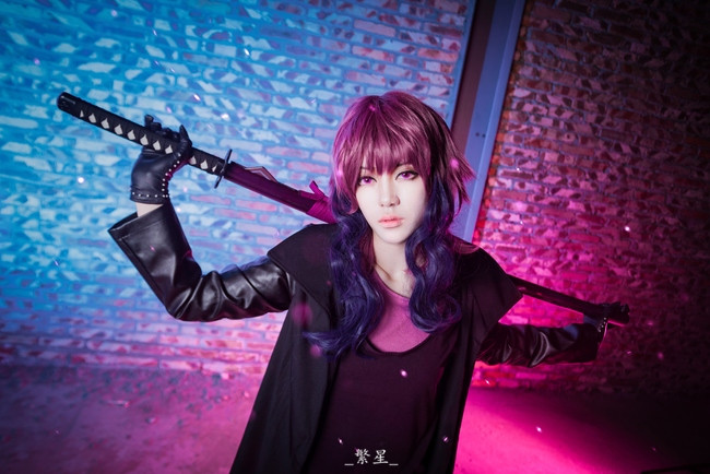 御芍神紫cos妆教程,御芍神紫cosplay漫展