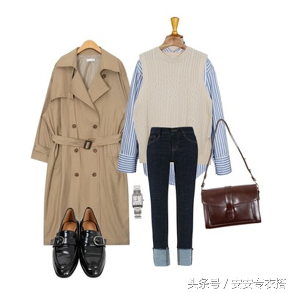 时尚韩版衣服搭配图片2015款,韩国最新春装搭配清新