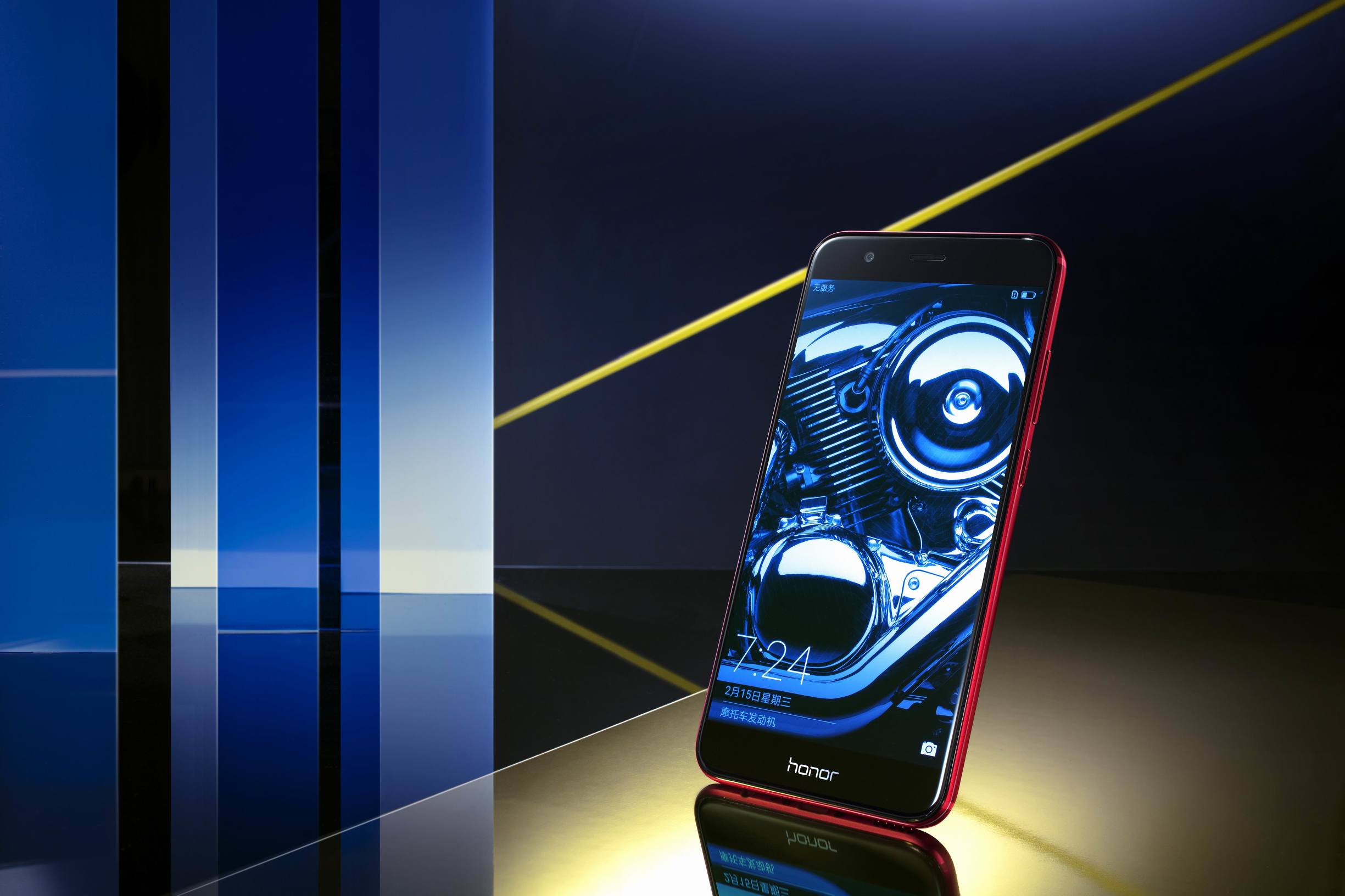 荣耀v9红色的好看吗,荣耀v9实拍蓝色金色