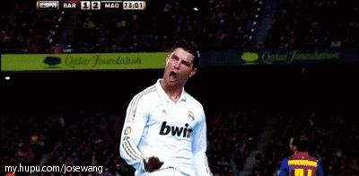 c罗进球后招牌动作超燃剪辑,c罗庆祝动作超清gif