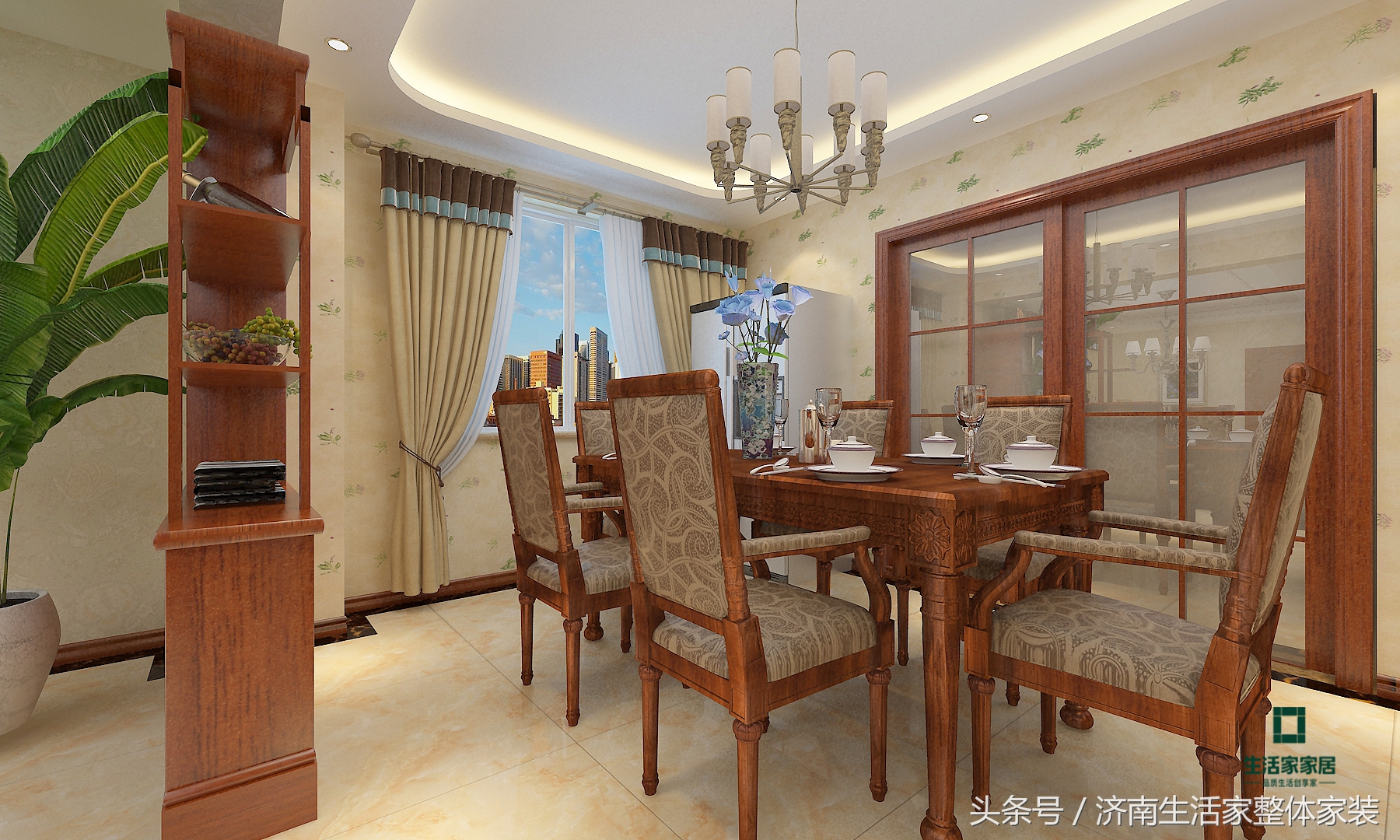 济南生活家家居,威海春山华居80平