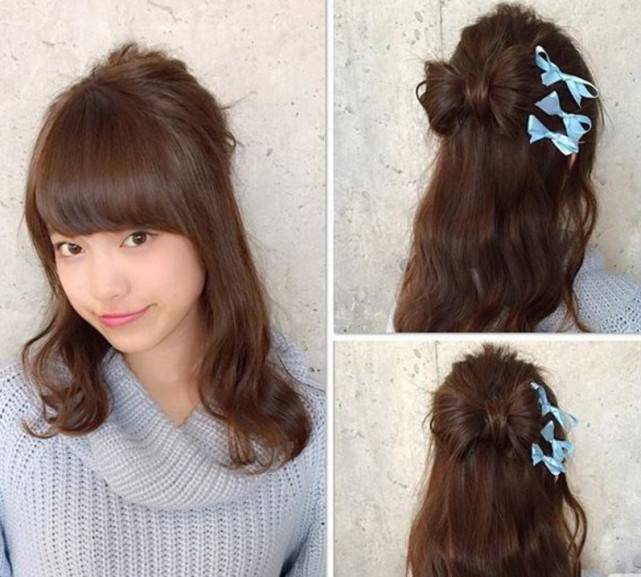 怎样扎发尾显得头发多,怎么才能扎蝴蝶头