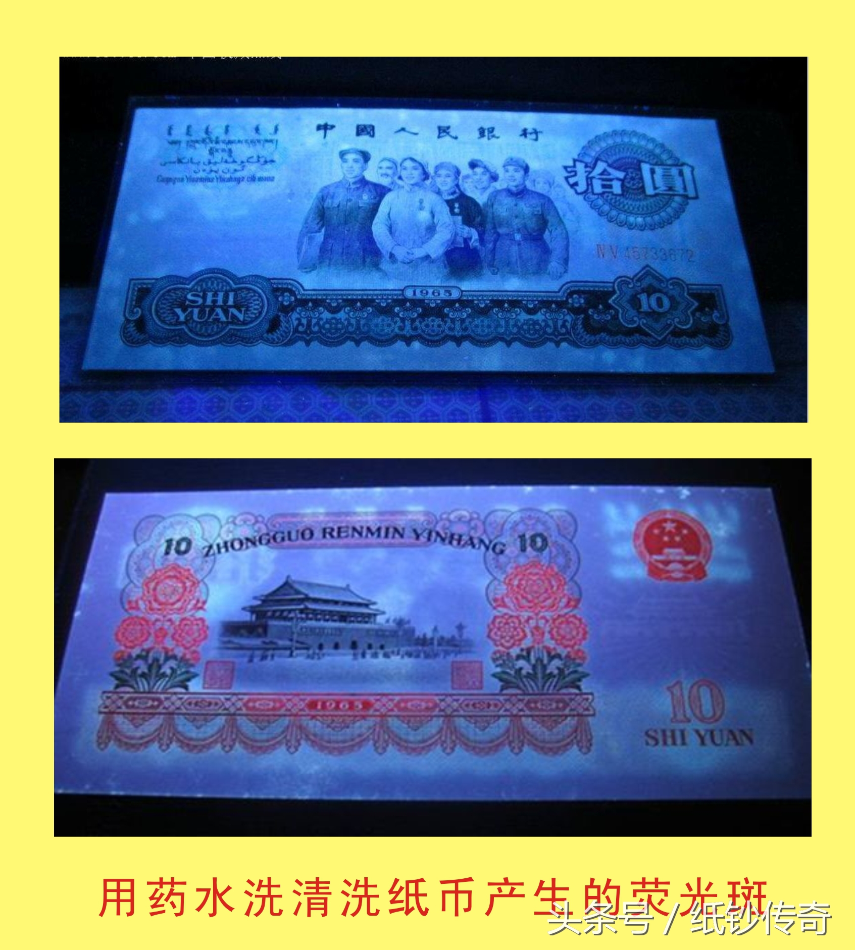 如何鉴别人民币的下水纸币！