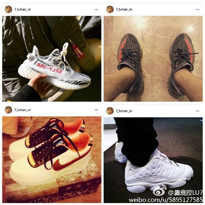 鹿晗和单身狗,鹿晗微博晒单身狗