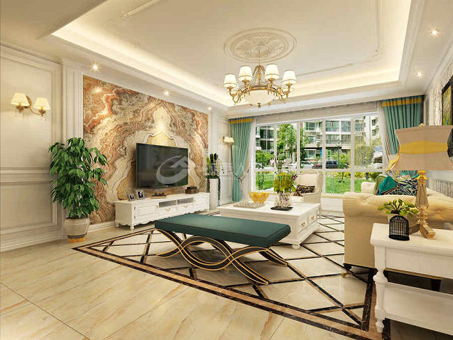 给家不一样的品味，紫禁长安189㎡简欧风格！