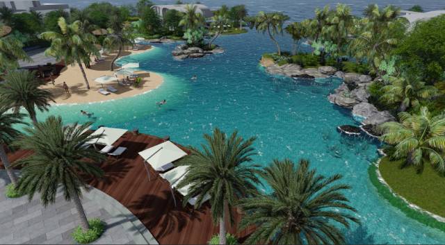 乘船酒店办入住、碧海沙滩来漫步……这家福州最大五星级酒店在长乐开建啦，将打造成“海上威尼斯”！