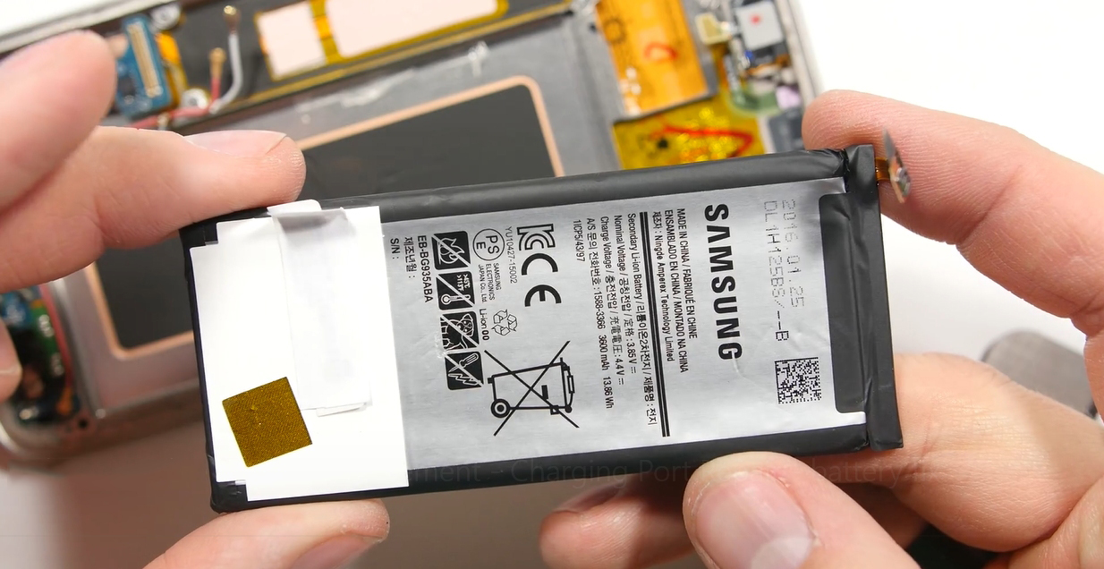 三星s7edge拆机修电源键,三星s7edge拆机视频