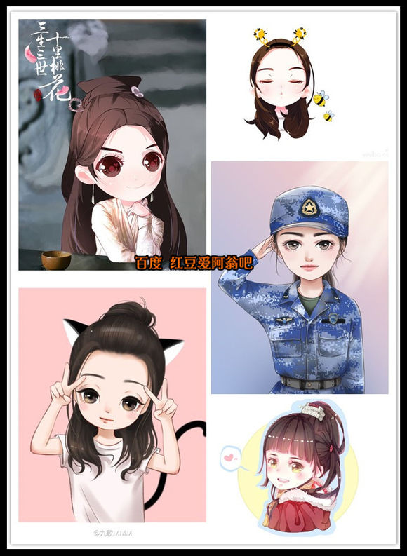 明星Q版形象，真人卡通哪个更萌？