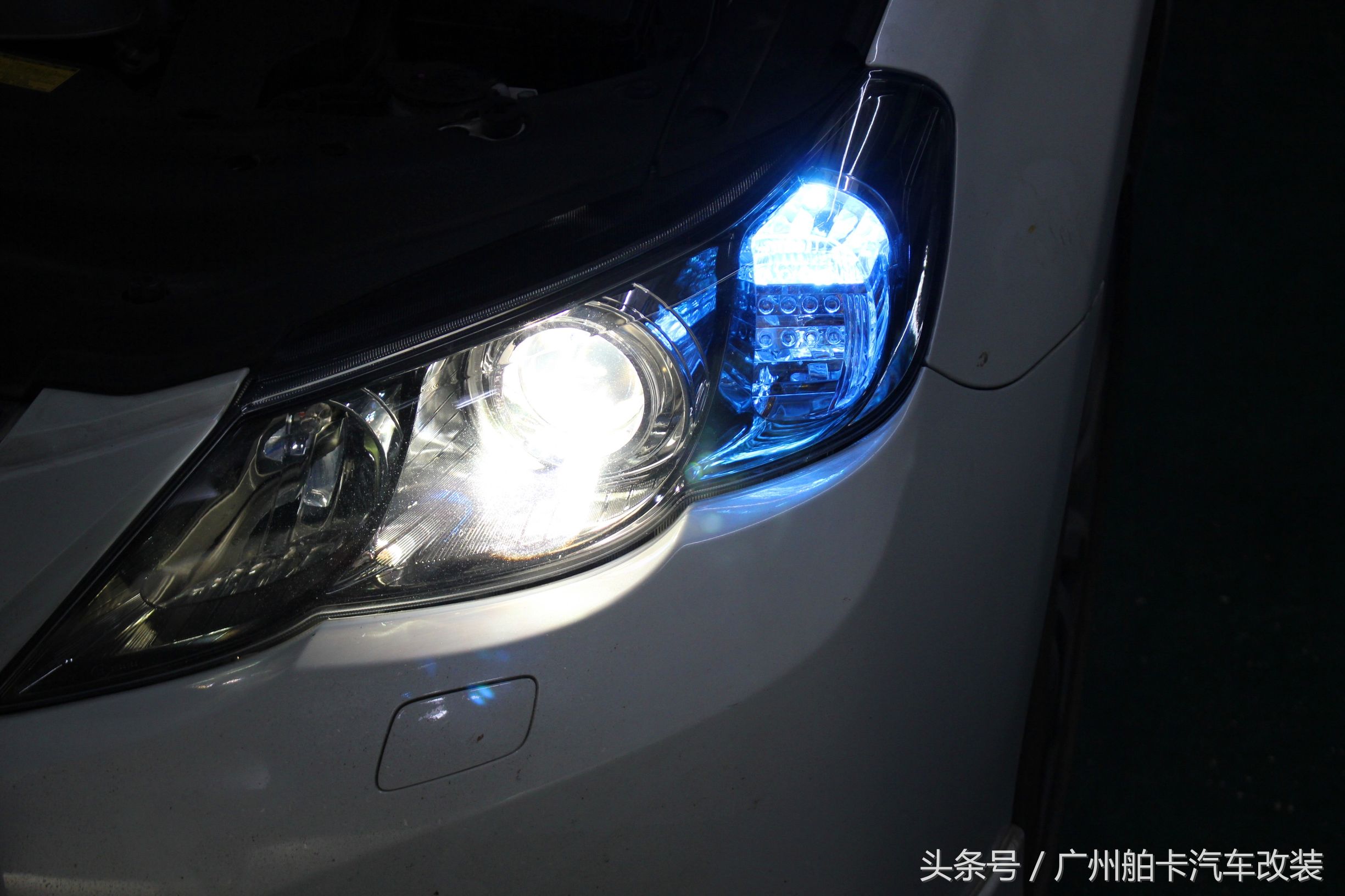 锐志改灯，改装海拉6双光透镜！