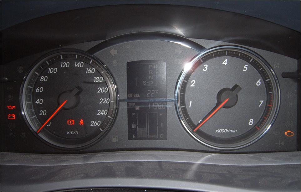 长安汽车仪表指示灯大全,丰田凯美瑞汽车仪表指示灯大全