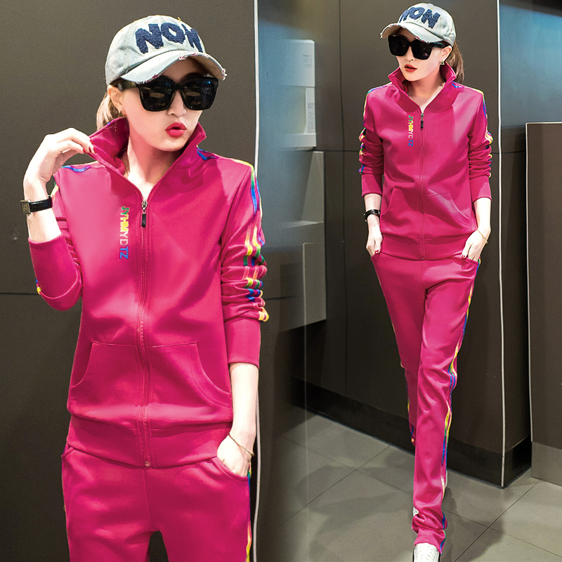 果冻棉休闲运动女套装,广场舞休闲运动女套装