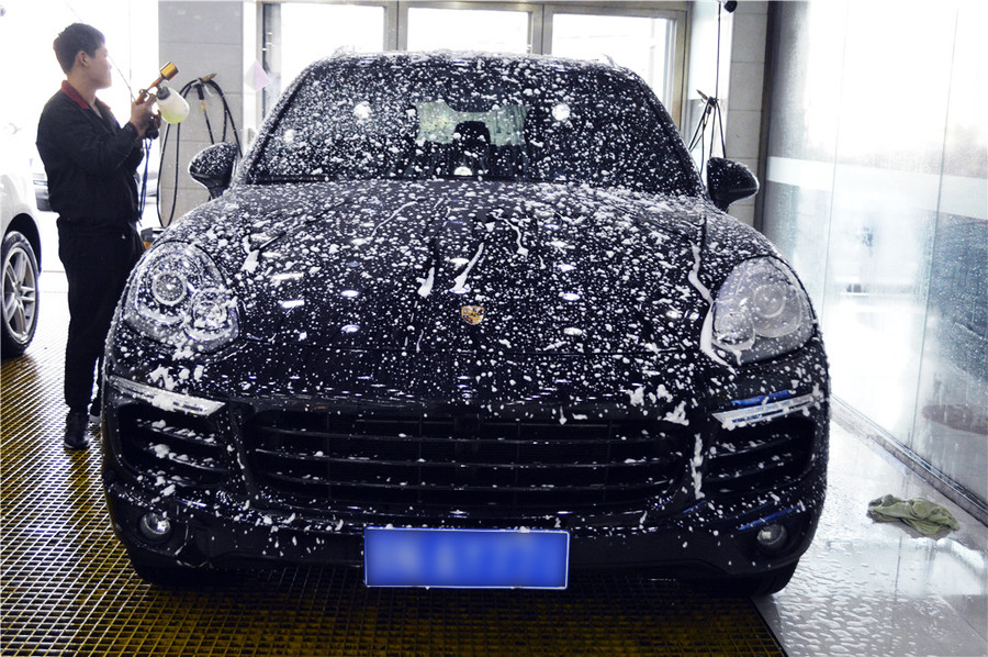保时捷卡宴tpu漆面保护最佳效果图,保时捷卡宴最美车漆
