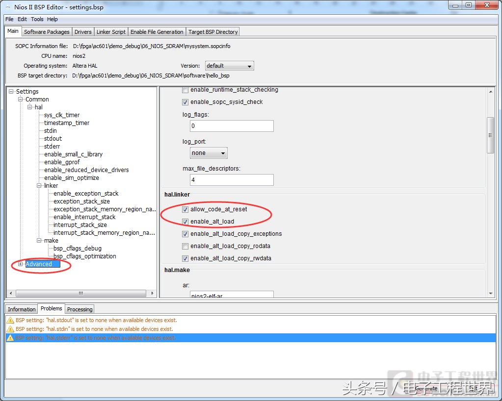 NIOSII开发全纪录之总结NIOSII开发注意点