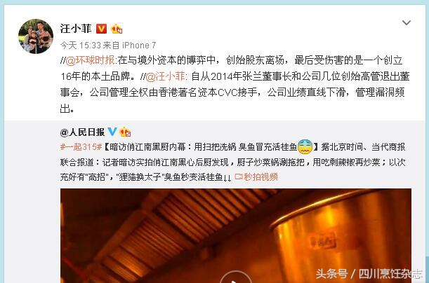 汪小菲张兰俏江南股权,汪小菲俏江南怎么样