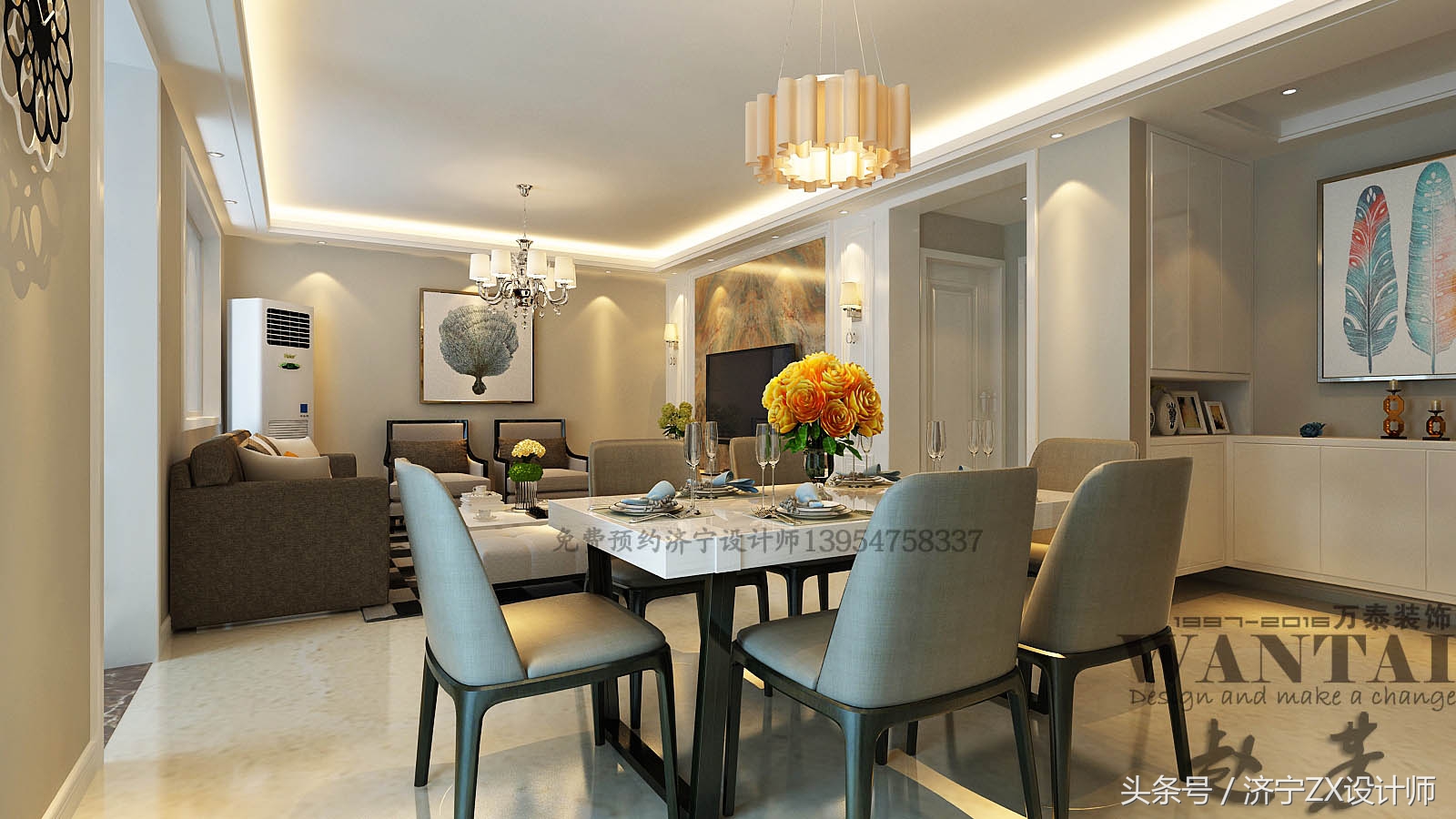 128平现代设计案例,100平现代简约花园设计效果图