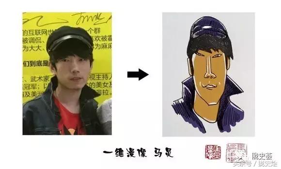 简笔漫像，如何才能惟妙惟肖，著名漫画家马炅，一语道破其中玄妙