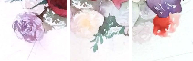 水彩画爱情教程,水彩绘画教程画玫瑰花图片