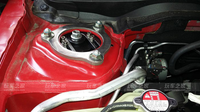 十代思域绞牙避震效果图,思域鱼眼塔顶