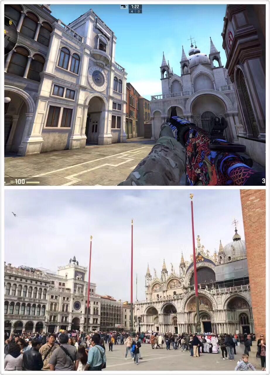 一开始以为csgo是个不要钱的游戏,csgo不正经的地图