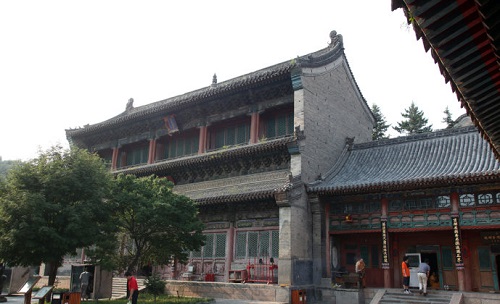 山西五台山四天游,游中国山西五台山殊像寺