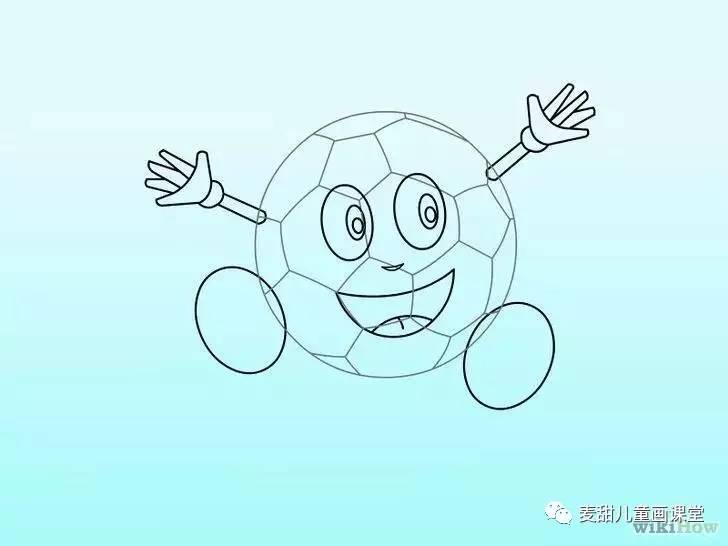 关于足球的画法,足球多种画法