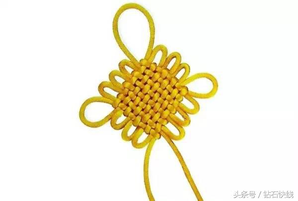 最简单红绳结编法图解,中国结编织红绳子的编法