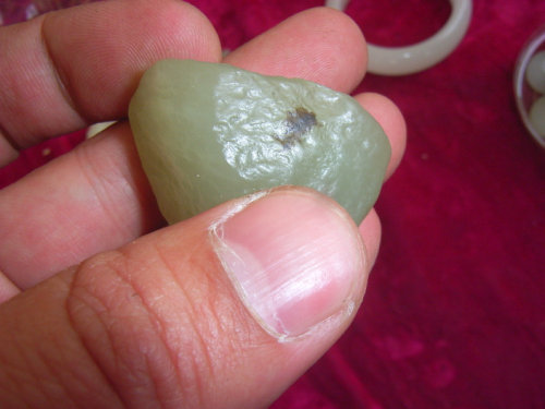 和田玉切割石头,和田玉籽料游记