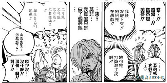 海贼王大妈的情报,海贼王山治大妈篇