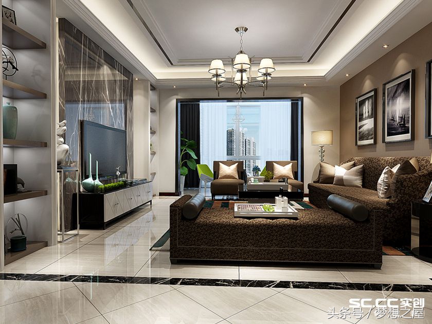 后现代：神秘而又神髓，给人无限遐想，西宁翠雍星城154平装修