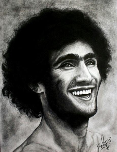 足球球星素描手绘图,足球球星素描头像漫画版