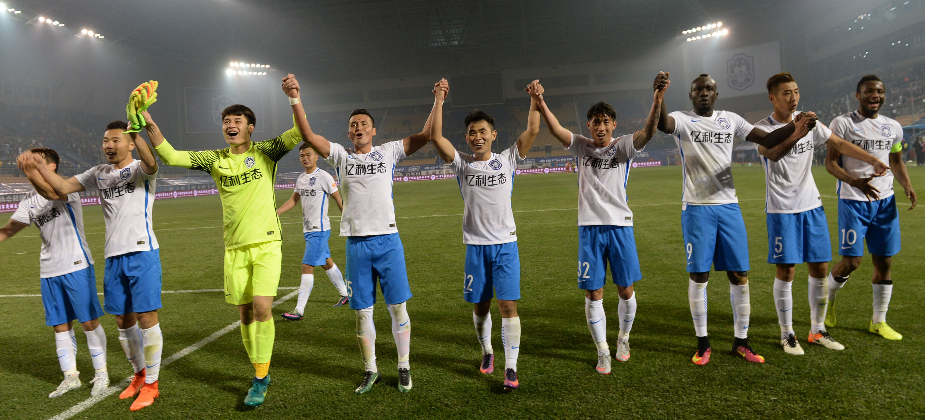 破球荒,米克尔天津泰达进球