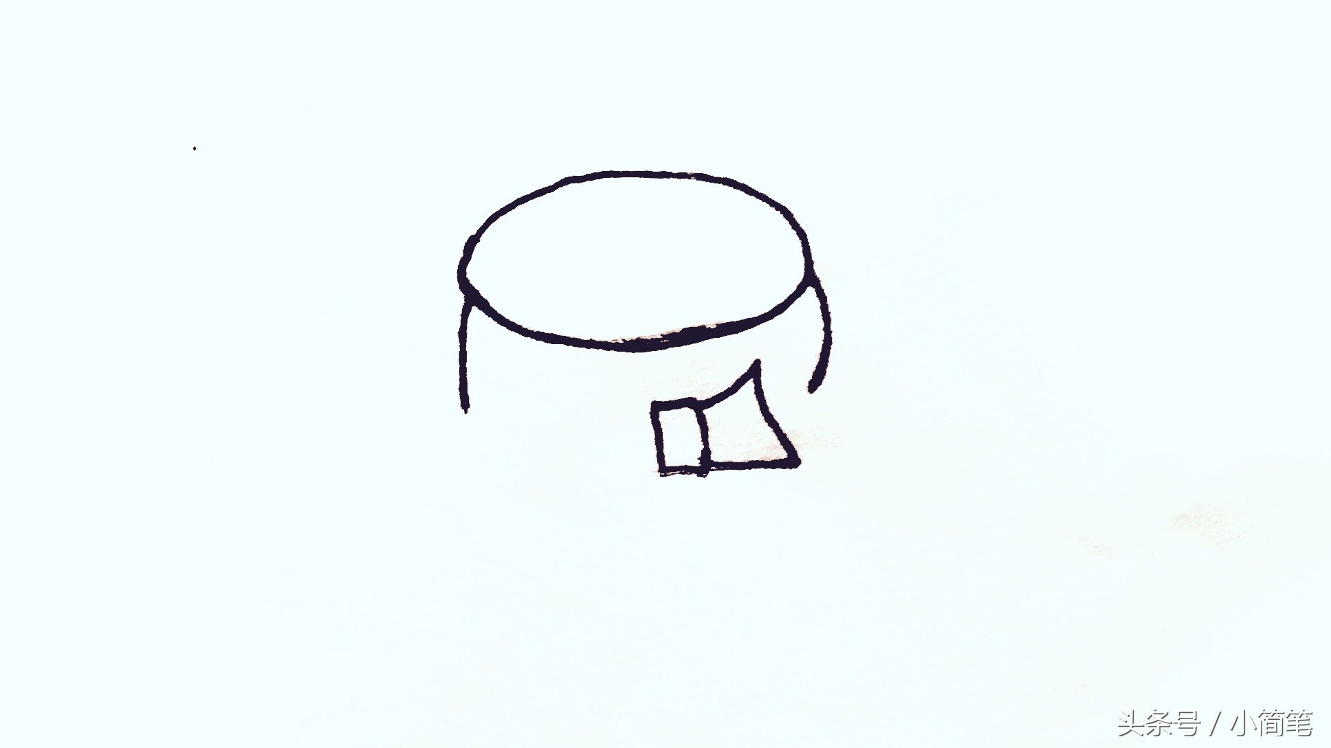 警察帽子简笔画画法,幼儿园冬季帽子简笔画简单又好看