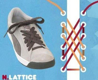 六孔鞋带的24种系法最简单,花式鞋带系法15种必学鞋带绑法