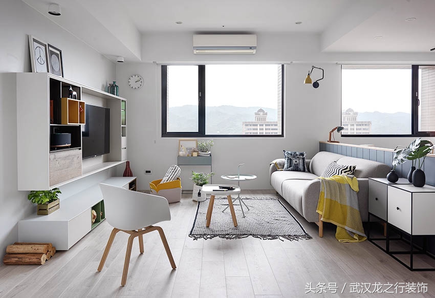 彩色北欧风亲子宅充满阳光与爱,极简北欧风治愈系美宅