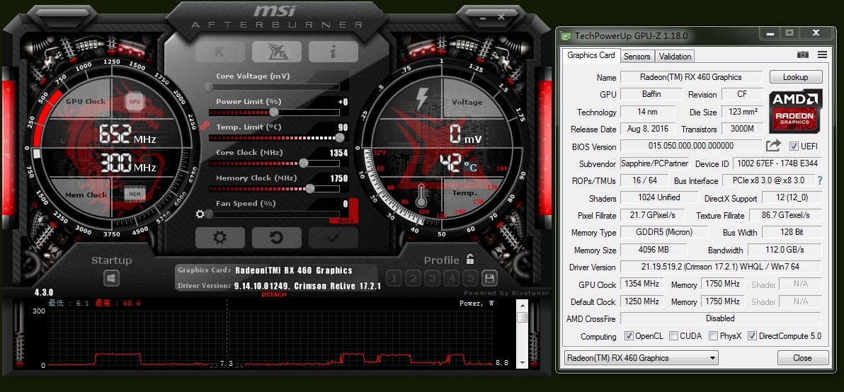 蓝宝石超白金6600xt超频参数,蓝宝石rx4704g白金版oc