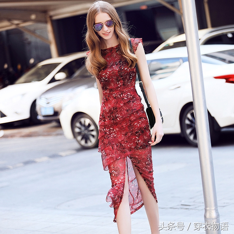 清冷感连衣长裙夏季,夏天雪纺纱长袖长裙