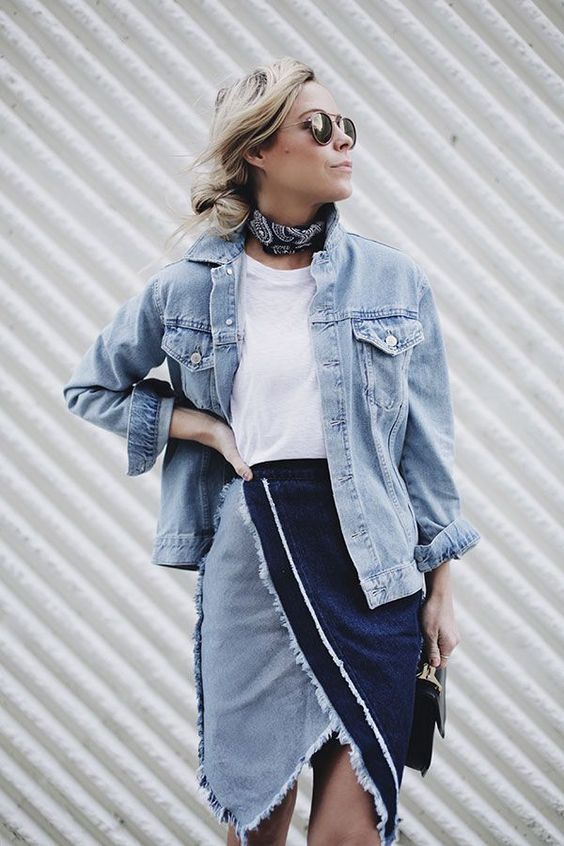 张翰热巴娜扎红裙撞衫,撞衫牛仔外套