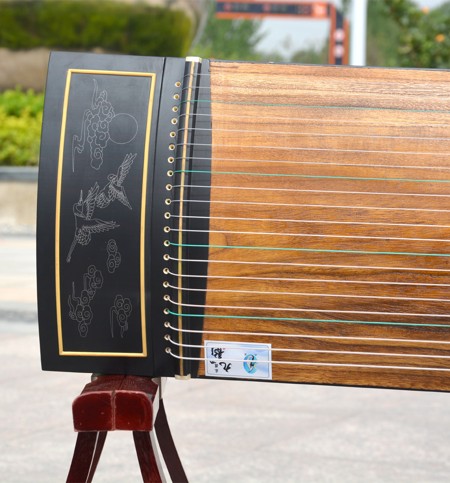 《国色天香》九乐牌非洲檀木古筝