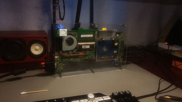 旧办公电脑机箱diy,diy木制笔记本电脑机箱