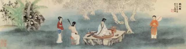 中国历代古琴图片大全,中国古琴图谱