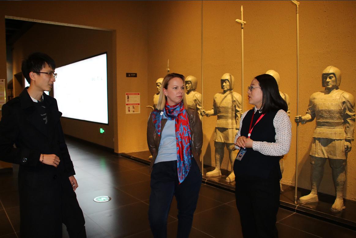 淄博临淄区国家足球博物馆,临淄电视台齐文化博物馆采访