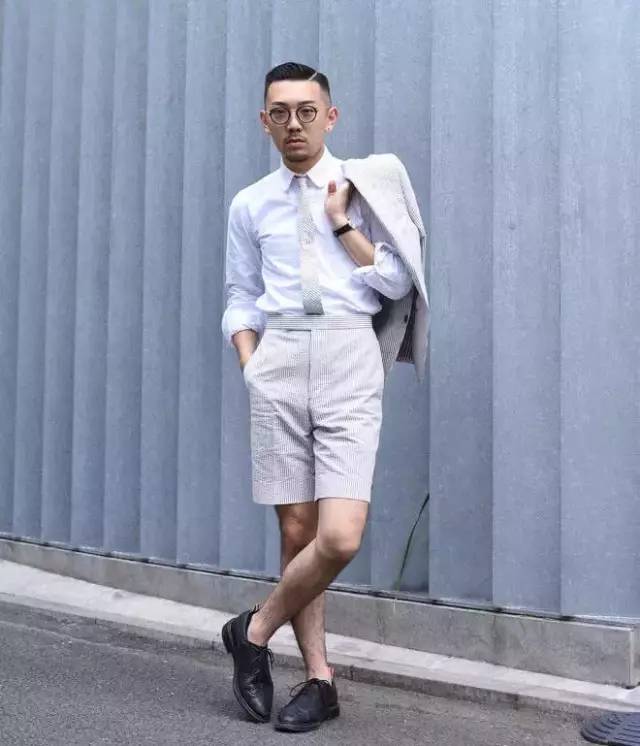夏天短裤怎么穿才不像大叔,短裤穿起来不好看