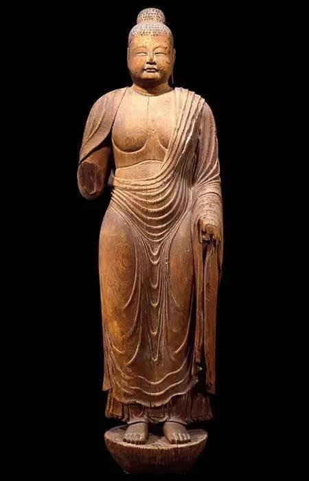 千年前的日本佛像,现存古老的木质佛像