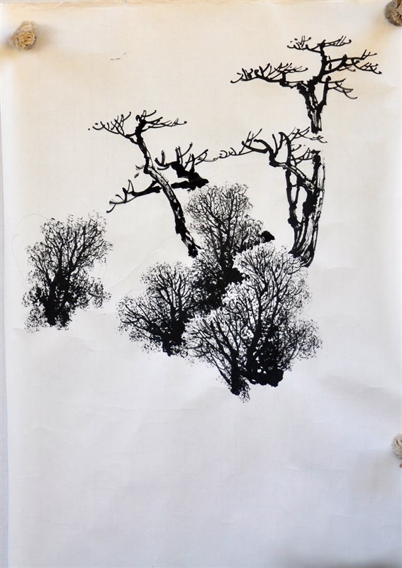 最新曾刚彩墨山水画技法,曾刚彩墨山水技法教学宝典