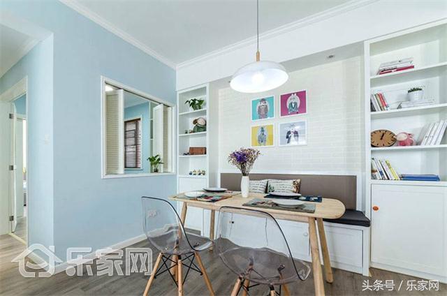 小户型客厅餐厅一体隔断加卡座,小户型卡座餐厅效果图