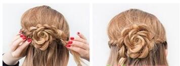 气质型中长发刘海造型,气质刘海发型教程