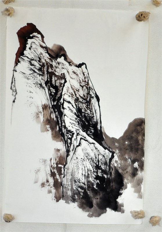 最新曾刚彩墨山水画技法,曾刚彩墨山水技法教学宝典