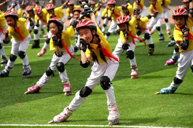 狂欢嘉年华表演,济南市中区小学春季运动会